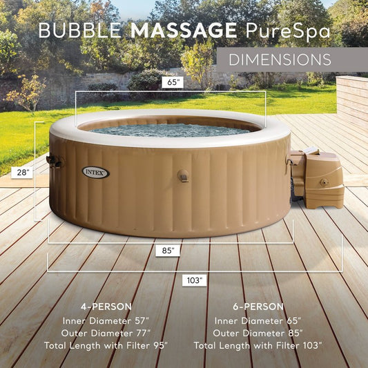 Jacuzzi Intex PureSpa 6-osobowe Sahara Tan