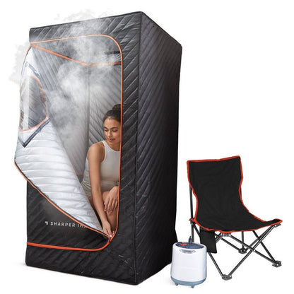 Przenośna sauna parowa Sharper Image do domowego spa