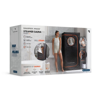 Przenośna sauna parowa Sharper Image do domowego spa