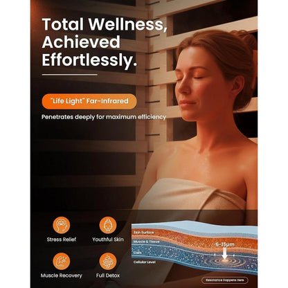 Infrared sauna PAETA dla 1-2 osób